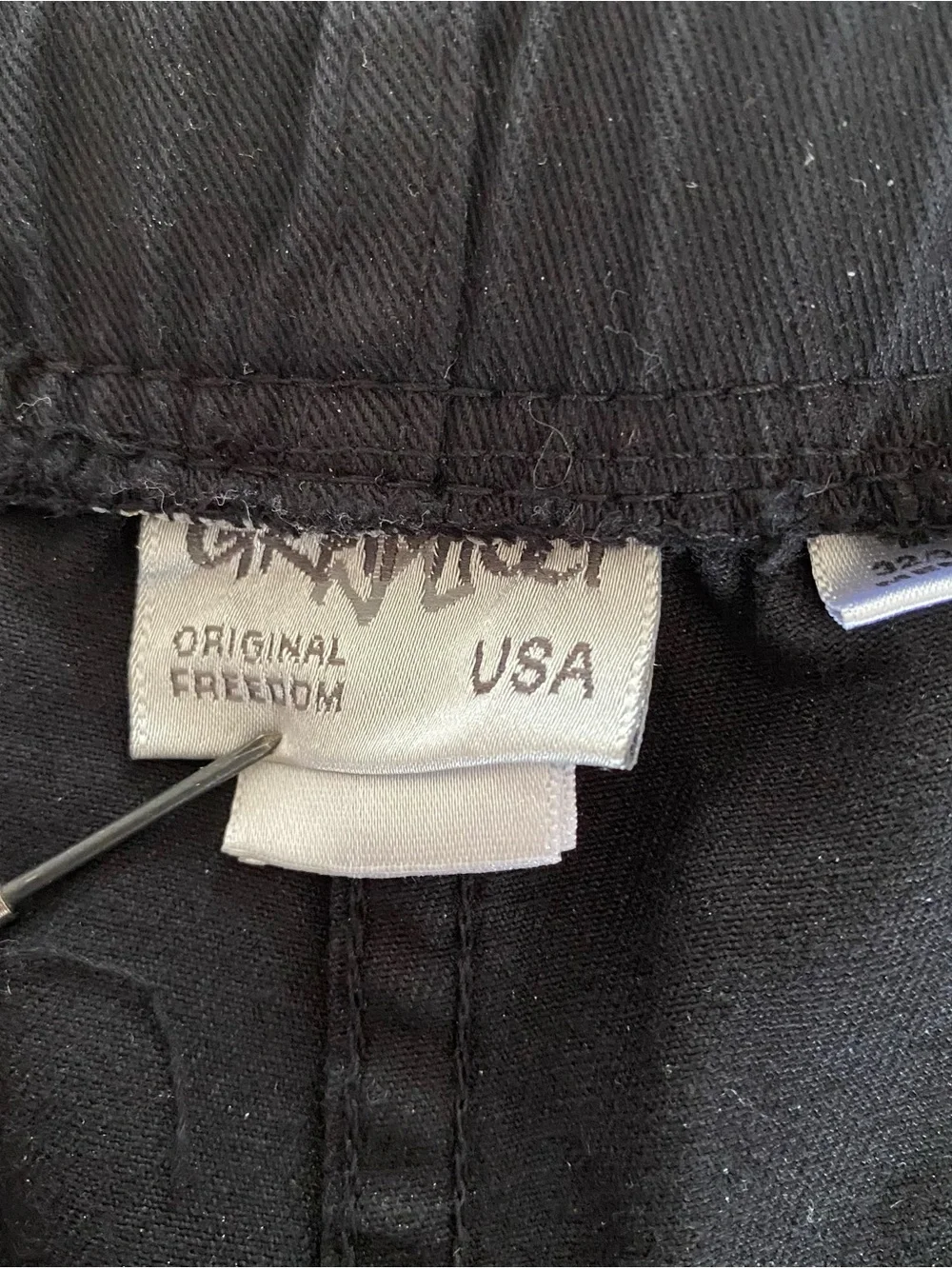 Gramicci Twill Pants Black Ring Spun Cotton Travel Made In USA Outdoor Mens 32 - Picture 2 of 4